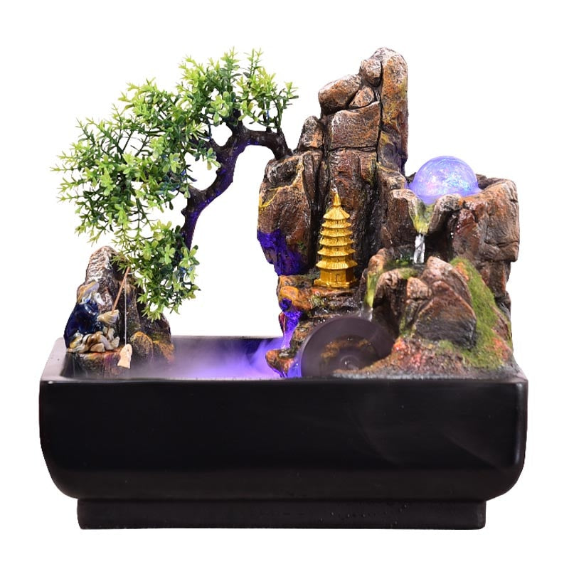 Mountain Side Ceramic Water Fountain