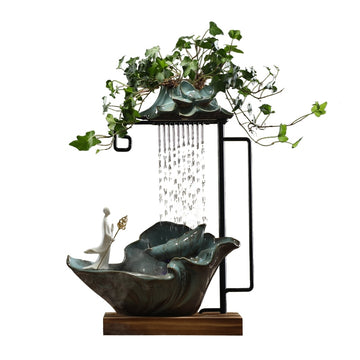 Creative Potted Rain Water Fountain