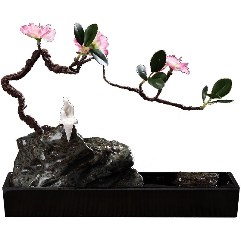 Sakura Ceramic Water Fountain