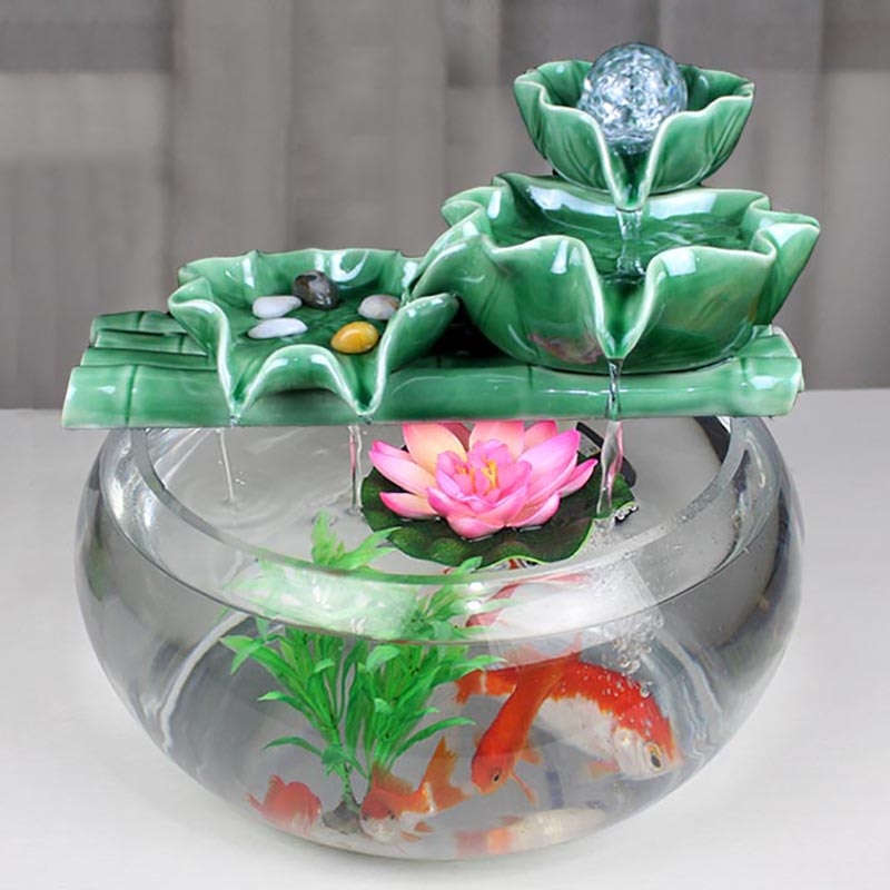 Ceramic Fish Tank Water Fountain