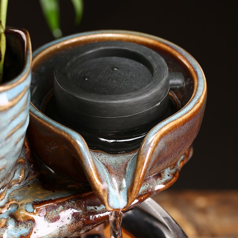 Creative Desk Tank Ceramic Water Fountain